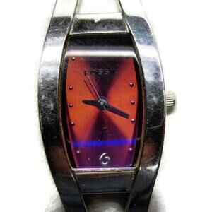 FOSSIL Purple Dial WR 30m Women's Watch Analog Quartz New Battery